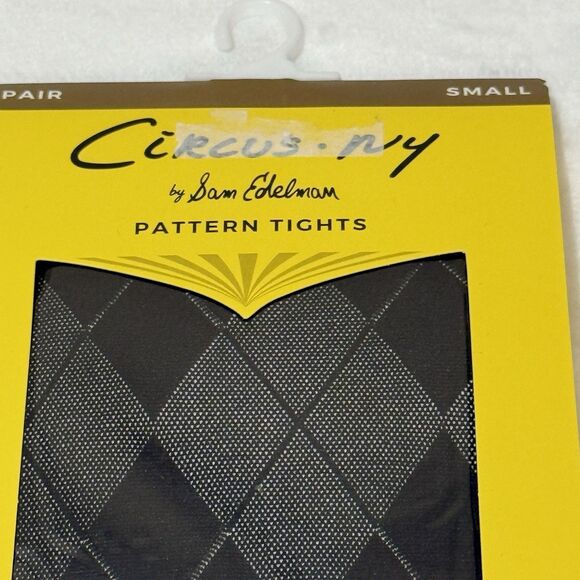 Sam Edelman Circus New York tights argyle print size Small - Picture 3 of 10
